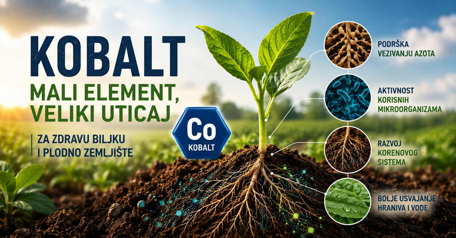Uloga kobalta u zdravlju zemljišta?